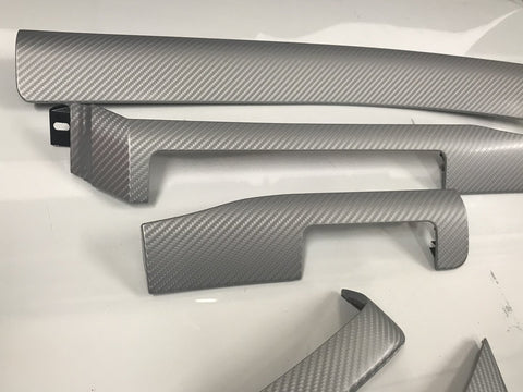 BMW E46 COMPACT 4D SILVER CARBON INTERIOR TRIM SET