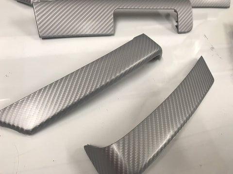 BMW E46 COMPACT 4D SILVER CARBON INTERIOR TRIM SET