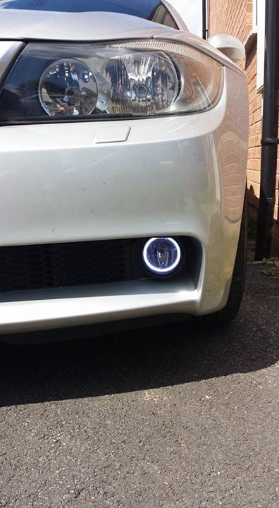 BMW E60 DRL HALO ANGEL RING LED FOG LIGHTS