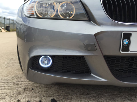 BMW E60 DRL HALO ANGEL RING LED FOG LIGHTS