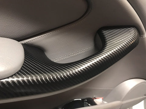 BMW E46 COUPE BLACK 4D CARBON TRIM SET INC STEERING TRIM
