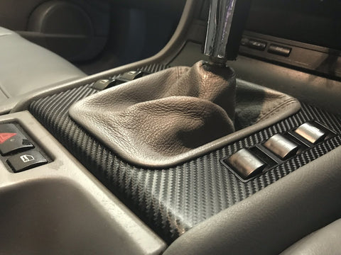 BMW E46 COUPE BLACK 4D CARBON TRIM SET INC STEERING TRIM