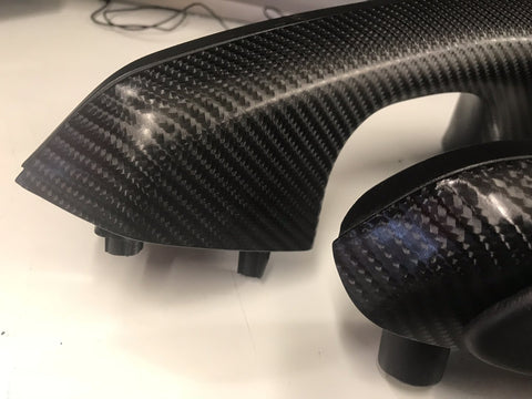 BMW E46 COUPE BLACK 4D CARBON TRIM SET INC STEERING TRIM