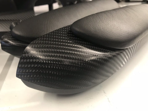BMW E46 COUPE BLACK 4D CARBON TRIM SET INC STEERING TRIM