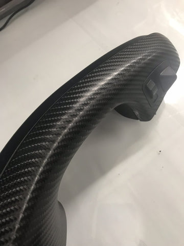 BMW E46 COUPE BLACK 4D CARBON TRIM SET INC STEERING TRIM
