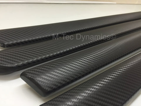 BMW E46 SALOON 3D BLACK CARBON INTERIOR TRIM SET