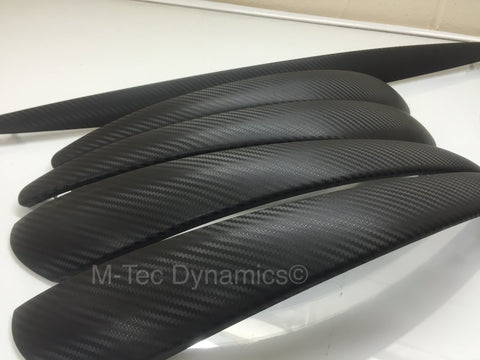 BMW E87 5DR HATCH 3D BLACK CARBON FIBRE TRIM SET