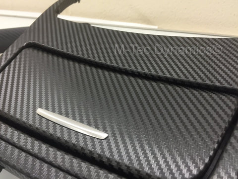 BMW E87 5DR HATCH 3D BLACK CARBON FIBRE TRIM SET