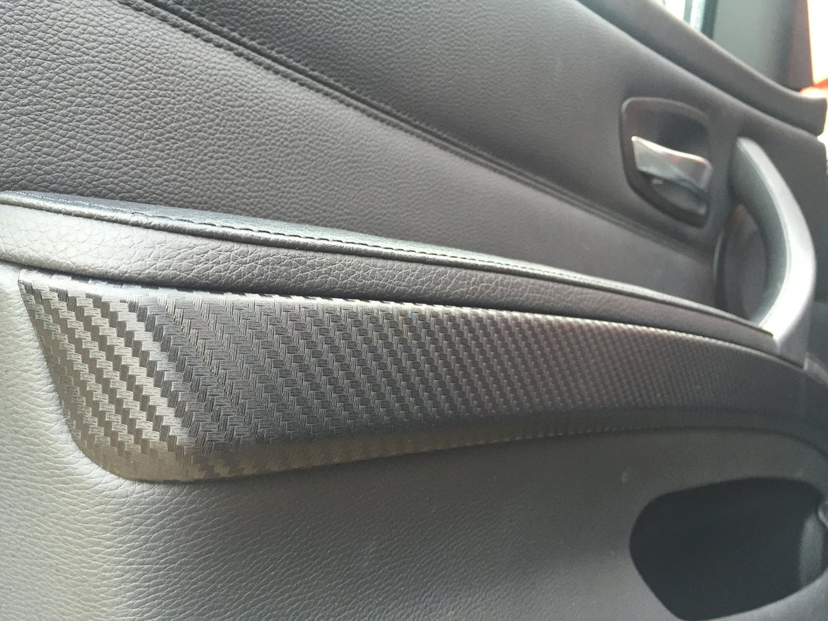 BMW E90 E91 INTERIOR TRIM SET - 3D BLACK CARBON