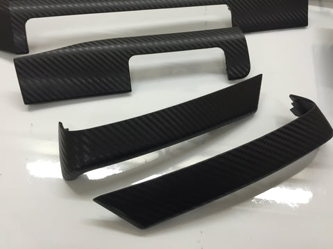 BMW E46 COMPACT 3D BLACK CARBON INTERIOR TRIM SET