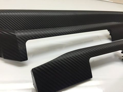 BMW E46 COMPACT 3D BLACK CARBON INTERIOR TRIM SET