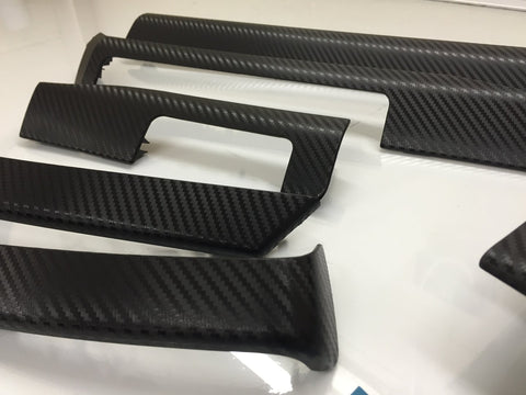 BMW E46 COMPACT 3D BLACK CARBON INTERIOR TRIM SET