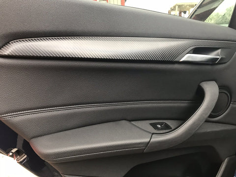 BMW X1 F48 SE INTERIOR TRIM SET WRAPPING SERVICE - 4D CARBON
