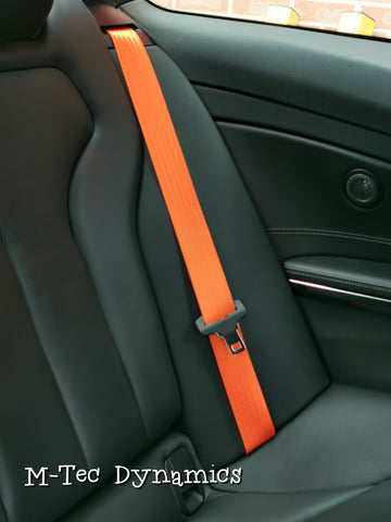 BMW 1-SERIES F20 ORANGE FRONT SEAT BELT SET