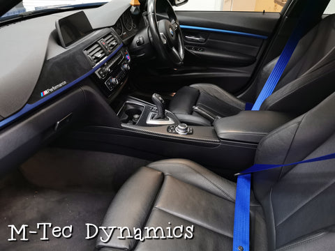 BMW 3-SERIES F30 / F80 M3 BLUE FRONT & REAR SEAT BELT SET