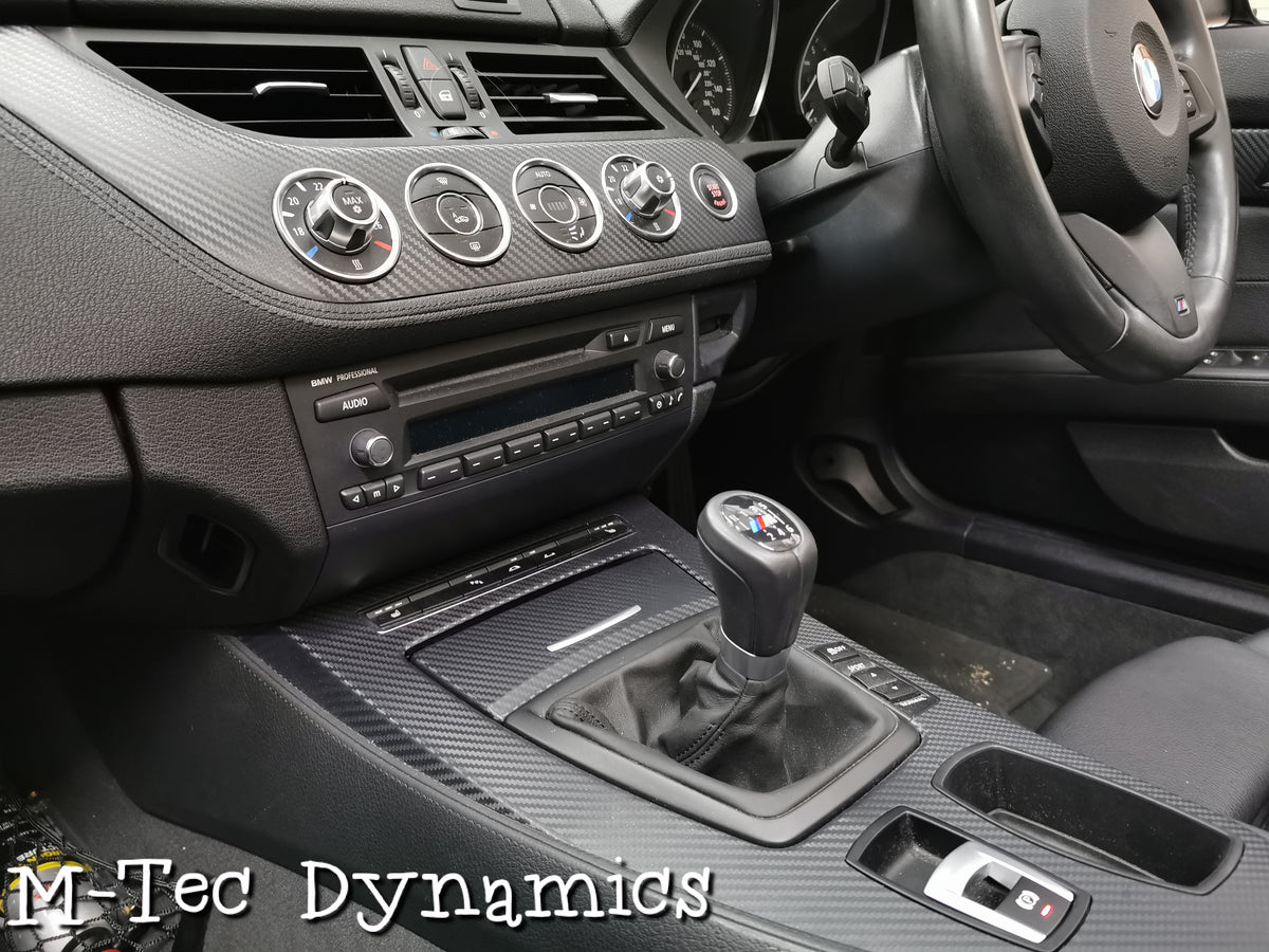 BMW Z4 E89 INTERIOR WRAPPING SERVICE - 3D CARBON
