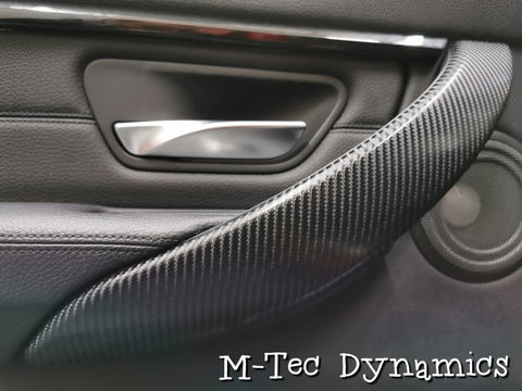 BMW F32 COUPE CUSTOM INTERIOR TRIM SET - 4D CARBON / ALCANTARA STYLE  / BLACK ACCENT