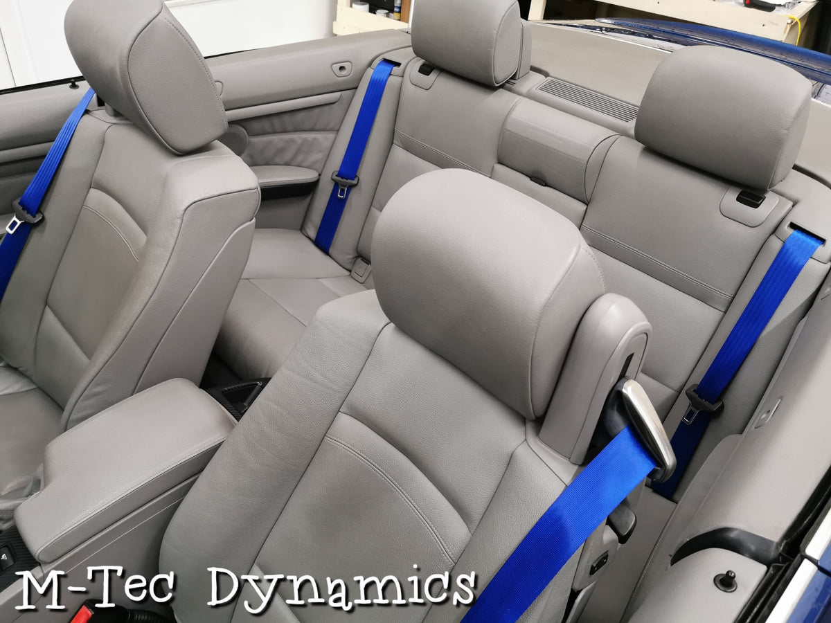 BMW 3-SERIES E90 SALOON / E91 TOURING (M3) BLUE FRONT SEAT BELT SET