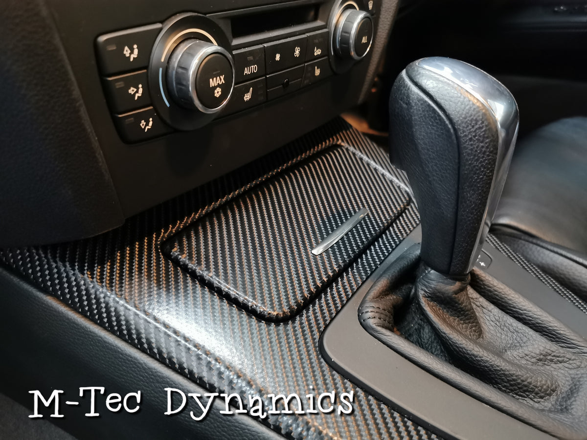 BMW E92 COUPE INTERIOR TRIM SET - BLACK 4D CARBON - CIC LCI I-DRIVE
