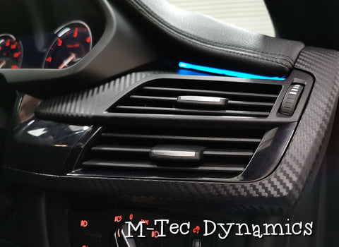 BMW X6 F16 INTERIOR TRIM SET WRAPPING SERVICE - 3D CARBON