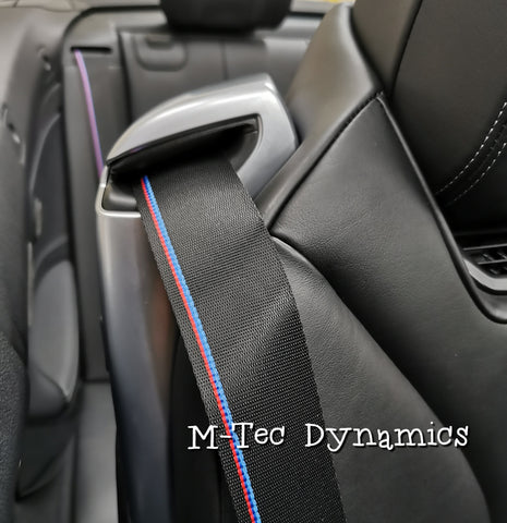 BMW 3-SERIES E93 CONVERTIBLE COMPETITION STYLE SEAT BELTS - REMOVAL, RE-WEB & REFIT SERVICE