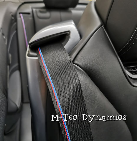 BMW E89 Z4 CUSTOM GTS COMPETITION STYLE TRI-COLOUR FRONT SEAT BELT SET