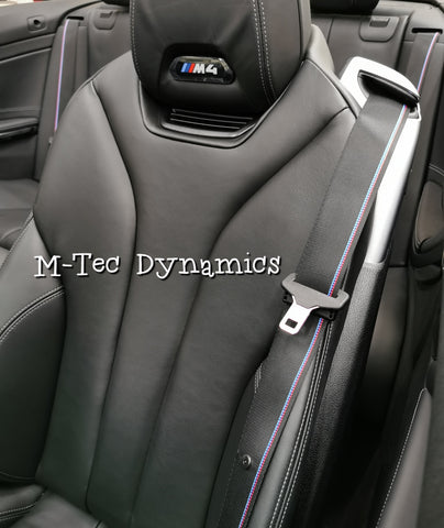 BMW 4-SERIES F32 / F82 M4 COMPETITION STYLE SEAT BELTS - FITTING BASED ON EXCHANGE SERVICE