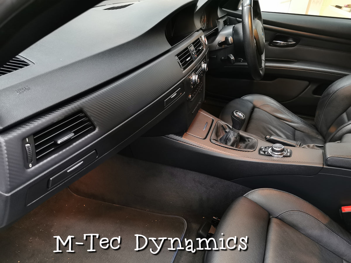 WRAPPING SERVICE - BMW E90 E91 E92 E93 INTERIOR TRIM SET - 3D CARBON