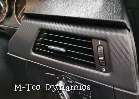 WRAPPING SERVICE - BMW E90 E91 INTERIOR TRIM SET - 3D CARBON