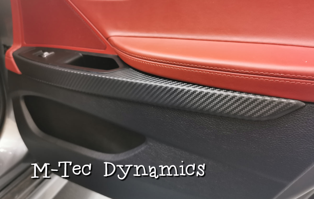 WRAPPING SERVICE - BMW 6-SERIES F06 GRAN COUPE INTERIOR TRIM SET - 3D CARBON