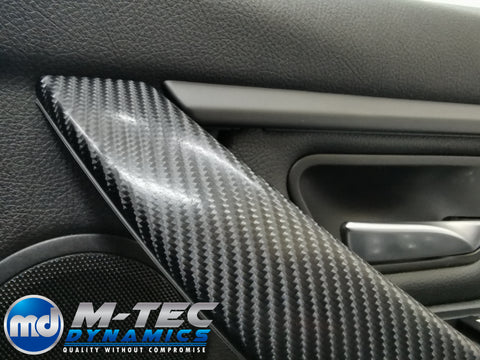 WRAPPING SERVICE - BMW F3X F8X PERFORMANCE STYLE INTERIOR TRIM SET - 4D CARBON