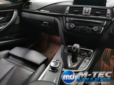 BMW F32 COUPE PERFORMANCE STYLE INTERIOR TRIM SET - 4D CARBON