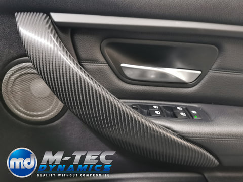 WRAPPING SERVICE - BMW F3X F8X PERFORMANCE STYLE INTERIOR TRIM SET - 4D CARBON