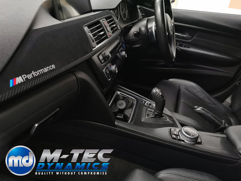 BMW F32 COUPE PERFORMANCE STYLE INTERIOR TRIM SET - 4D CARBON