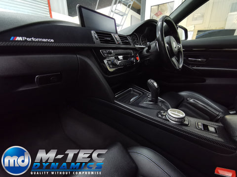 WRAPPING SERVICE - BMW F3X F8X PERFORMANCE STYLE INTERIOR TRIM SET - 4D CARBON