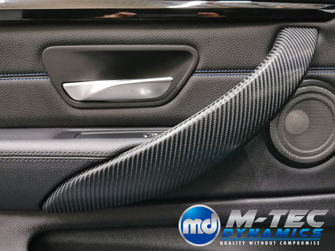 BMW F30 F31 F36 F80 M3 INTERIOR TRIM SET - 4D CARBON / BLACK ACCENT