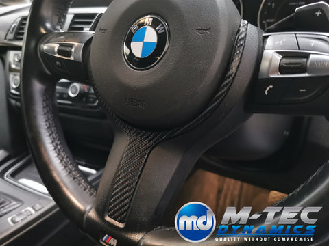 BMW F30 F31 F36 F80 M3 INTERIOR TRIM SET - 4D CARBON / BLACK ACCENT