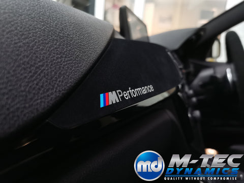 WRAPPING SERVICE - BMW F3X F8X CUSTOM INTERIOR TRIM SET - ALCANTARA / GLOSS BLACK / 4D CARBON