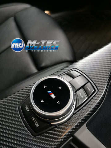 WRAPPING SERVICE - BMW F3X F8X CUSTOM INTERIOR TRIM SET - ALCANTARA / GLOSS BLACK / 4D CARBON