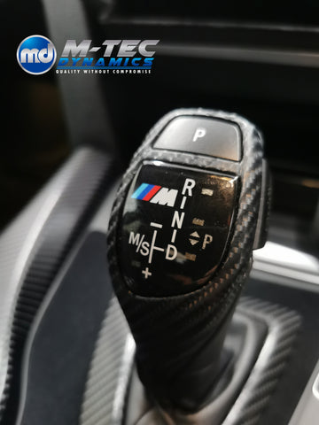 WRAPPING SERVICE - BMW F3X F8X CUSTOM INTERIOR TRIM SET - ALCANTARA / GLOSS BLACK / 4D CARBON