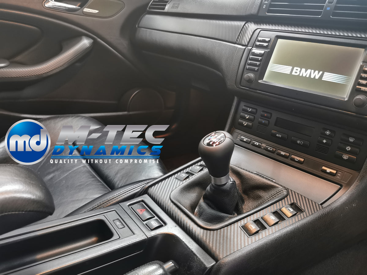 REMOVAL, WRAP & REFIT SERVICE - BMW E46 M3 COUPE / CONVERTIBLE INTERIOR TRIM SET - 3D CARBON
