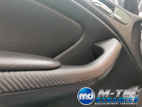 WRAPPING SERVICE - BMW E46 COUPE / CONVERTIBLE INTERIOR TRIM SET - 3D CARBON