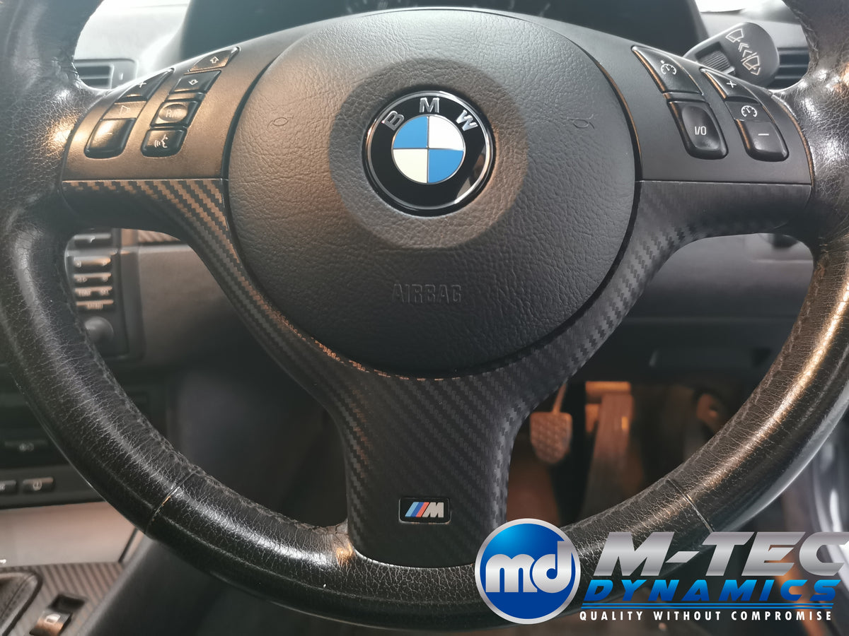 REMOVAL, WRAP & REFIT SERVICE - BMW E46 M3 COUPE / CONVERTIBLE INTERIOR TRIM SET - 3D CARBON