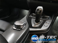 WRAPPING SERVICE - BMW F20 F21 F22 F23 CUSTOM INTERIOR TRIM SET - 4D CARBON / ALCANTARA / BLUE ACCENT