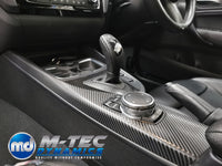 WRAPPING SERVICE - BMW F20 F21 F22 F23 CUSTOM INTERIOR TRIM SET - 4D CARBON / ALCANTARA / BLUE ACCENT