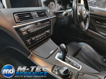 BMW 6-SERIES F12 F13 INTERIOR TRIM SET WRAPPING SERVICE - 3D CARBON