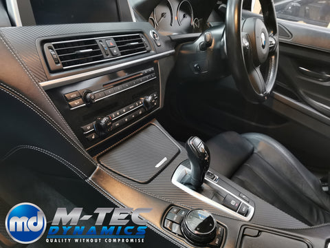 BMW 6-SERIES F13 COUPE 3D BLACK CARBON INTERIOR TRIM SET