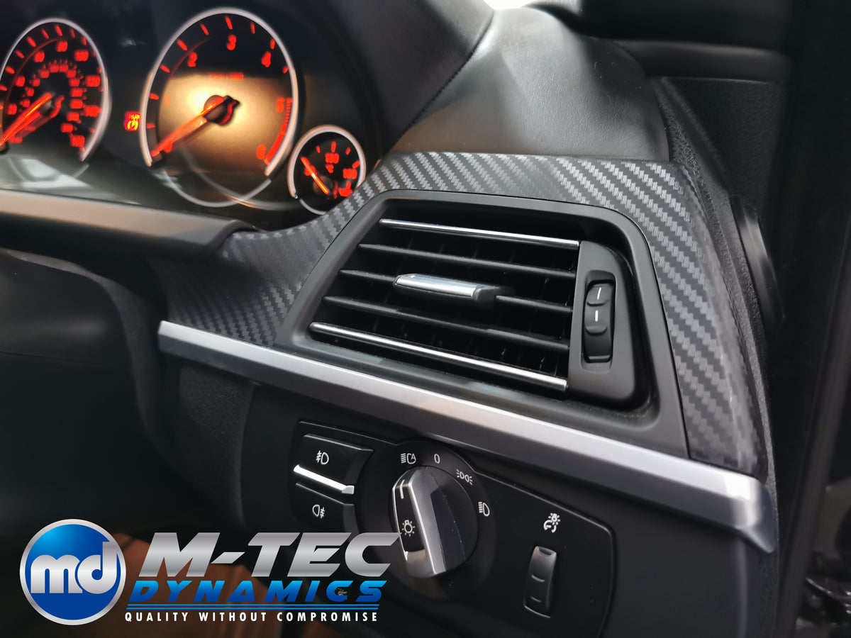 WRAPPING SERVICE - BMW 6-SERIES F12 F13 INTERIOR TRIM SET - 3D CARBON
