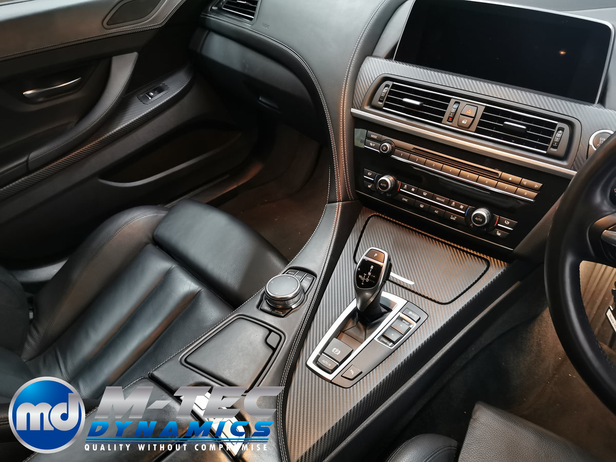 WRAPPING SERVICE - BMW 6-SERIES F12 F13 INTERIOR TRIM SET - 3D CARBON