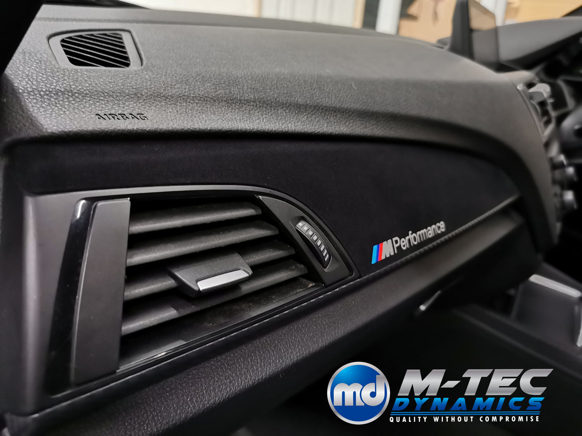 WRAPPING SERVICE - BMW F20 F21 F22 F23 PERFORMANCE STYLE INTERIOR TRIM SET - 3D CARBON / ALCANTARA